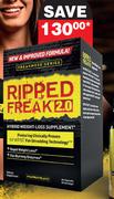 Ripped Freak 2.0 Fat Burner 30 Day Supply 60 Capsules