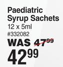 Panado Paediatric Syrup Sachets-12 x 5ml