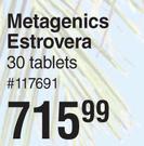 Metagenics Estrovera 30 Tablets
