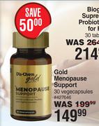 Dis-Chem Gold Menopause Support 30 Vegecapsules