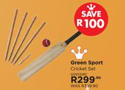 Green Sport Cricket Set GSSS108C