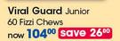 Viral Guard Junior Fizzi Chews-60's Per Pack