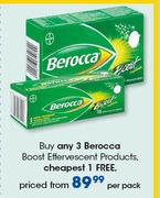 Berocca Boost Effervescent Products-Per Pack