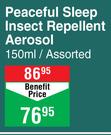 Peaceful Sleep Insect Repellent Aerosol Assorted-150ml