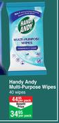 Handy Andy Multi Purpose Wipes 40 Wipes-Per Pack