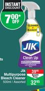 Jik Multipurpose Bleach Cleaner Assorted-500ml