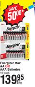 Energizer Max AA Or AAA Batteries 16 Pack-Per Pack