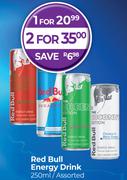 Red Bull Energy Drink Assorted-For 1 x 250ml