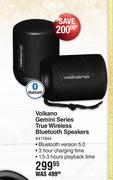 Volkano Gemini Series True Wireless Bluetooth Speaker