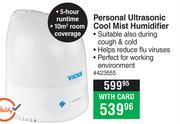 Vicks Personal Ultrasonic Cool Mist Humidifier