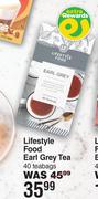 Lifestyle Food Earl Grey Tea 40 Teabags