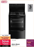 Defy 60cm Black Stove DSS694 10272368