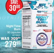 NPL Night Time Burn-90 Capsules