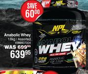 NPL Anabolic Whey-1.8Kg Assorted
