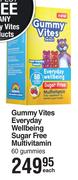 Gummy Vites Everyday Wellbeing Sugar Free Multivitamin 60 Gummies-Each