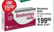 Reuterina Daily 30 Chew Tablets