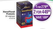 XtensiFlora 9 Probiotic 60 Vegicaps-For 1
