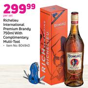 Richelieu International Premium Brandy-750ml With Complimentary Multi Tool-Per Set