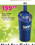 SKYY Vodka 750ml Ice Bucket Gift Pack-Per Set