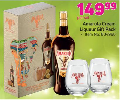 Amarula Cream Liqueur Gift Pack-Per Set