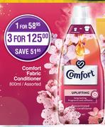 Comfort Fabric Conditioner Assorted-800ml