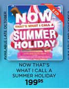 Now That's What I Call A Summer Holiday CDs