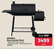 Nexgrill Barrel Smoker Braai-Each