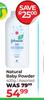 Johnson's Natural Baby Powder Assorted-400g