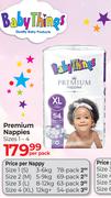 Baby Things Premium Nappies Sizes 1-4-Per Pack