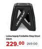 Leisurequip Foldable Step Stool 40cm