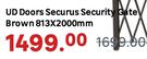 Securus UD Doors Security Gate (Brown) 813 X 2000mm