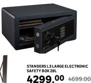 Standers L3 28Ltr Large Electronic Safety Box