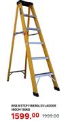 Rise 6 Step Fiberglass Ladder 180cm
