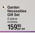 Nature's Edition Sunflower Radiance Garden Necessities Gift Set 2 Piece-Per Set