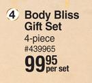 Nature's Edition Cotton Flower Body Bliss Gift Set 4 Piece-Per Set