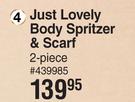 Nature's Edition Pink Cosmos Just Lovely Body Spritzer & Scarf 2 Piece