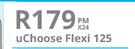 Hisense Infinity H12 Lite-On uChoose Flexi 125