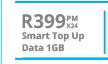 Hisense Infinity H30-On Smart Top Up Data 1GB