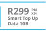 Hisense Infinity H12 Lite-On Smart Top Up Data 1GB