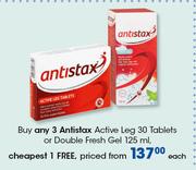 Antistax Active Leg 30 Tablets Or Double Fresh Gel 125ml-Each