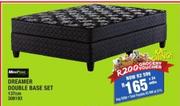 Mexi Pedic Dreamer 137cm Double Base Set