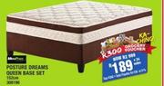 Mexi Pedic Posture Dreams 152cm Queen Base Set