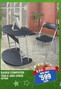 Basra Computer Table And Chair
