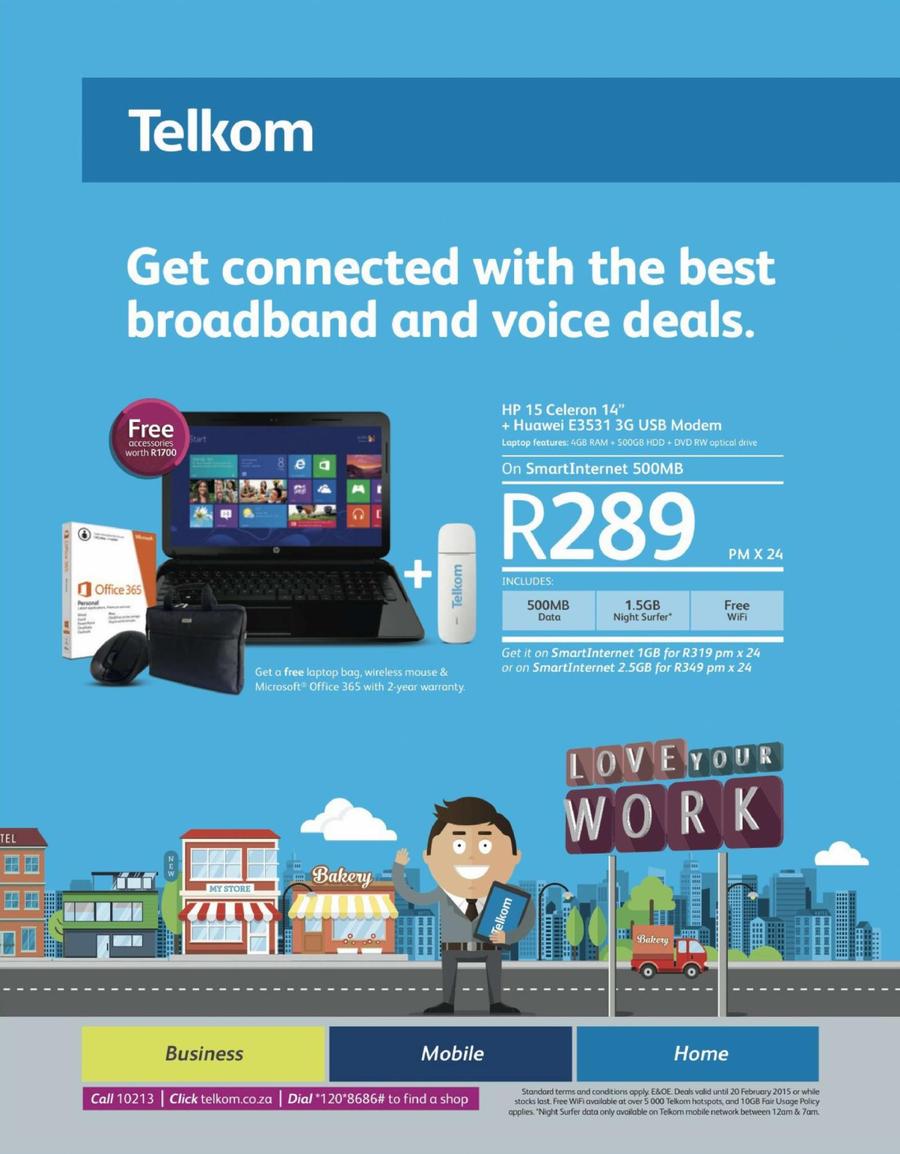 Telkom Mobile 20 Jan 20 Feb 2015 Www Guzzle Co Za