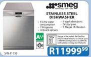 Smeg Stainless Steel Dishwasher