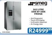 Smeg 562Ltr Side By Side Fridge