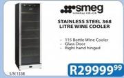 Smeg Stainless Steel 368Ltr Wine Cooler
