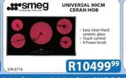 Smeg Universal 90CM Ceran Hob