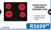 Smeg 60CM Touch Control Ceramic Hob