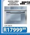 Smeg 60CM Linea Compact Microwave